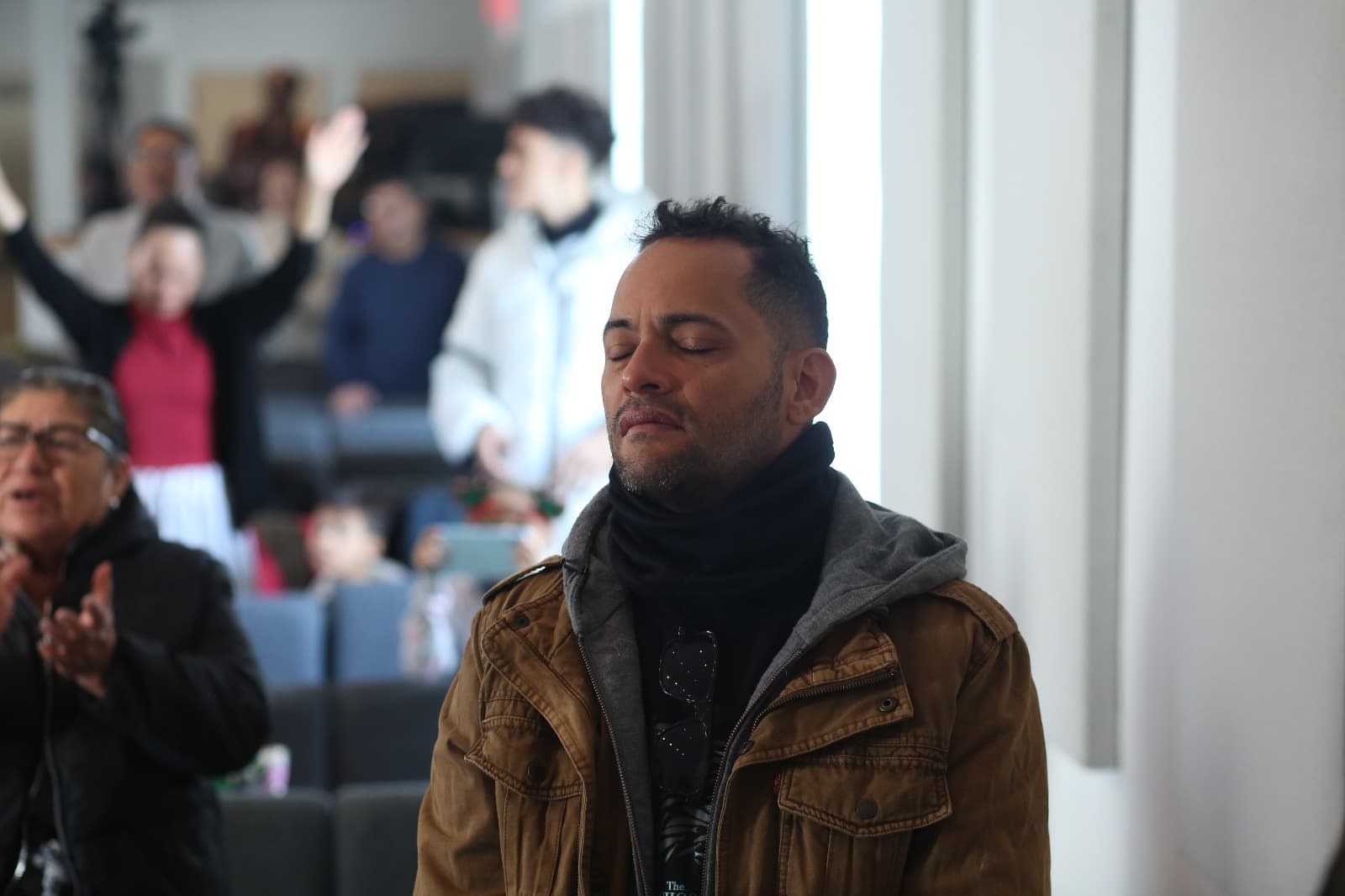 Community gathering at Rescue Church